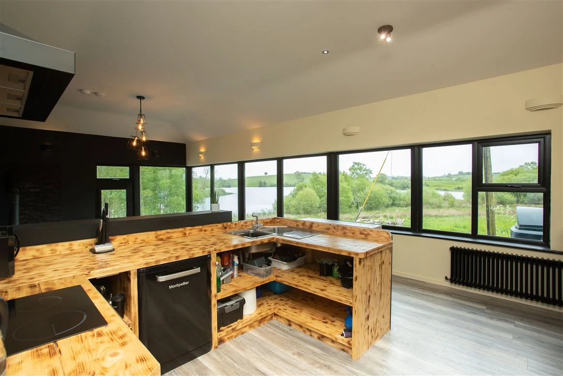 lakeside home Ireland kitchen