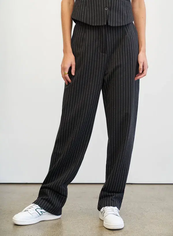 Pinstripe trousers, €38.95, 4th & Reckless