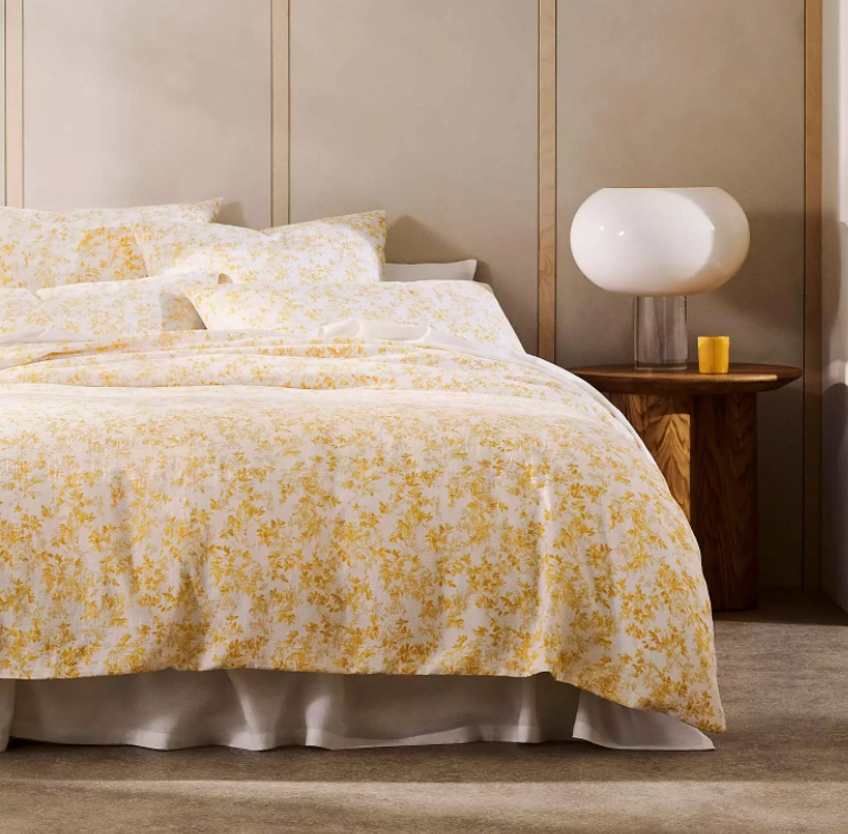 Naves Quilt Cover Set Mango, from €107.50, Arnotts