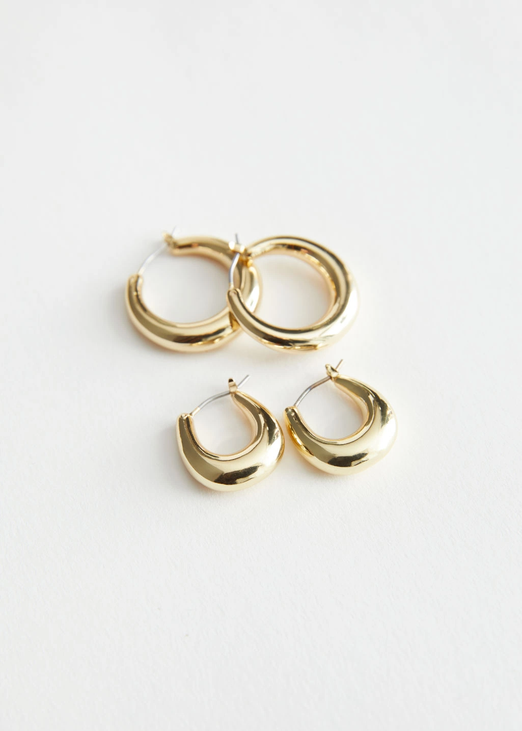 Chunky Hoop Earrings Set, €29, &Other Stories
