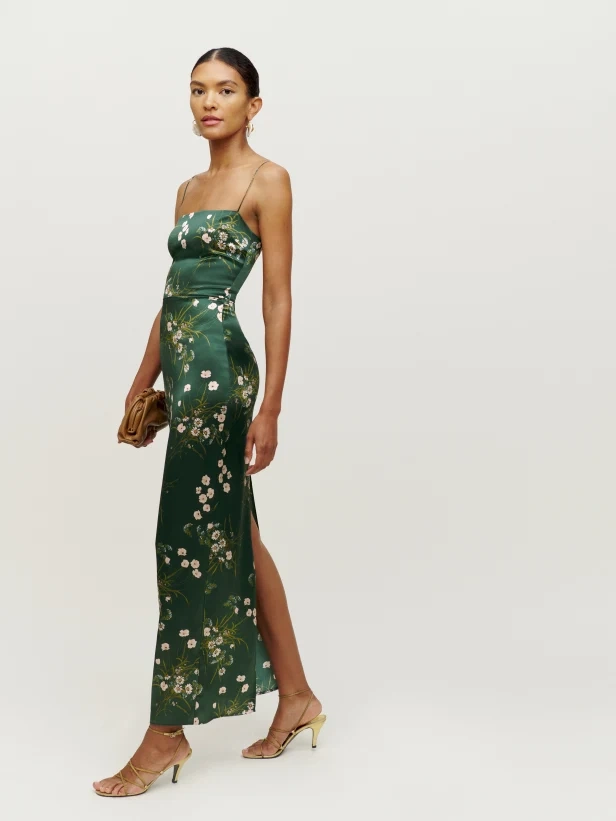 Frankie Silk Dress, €310, Reformation