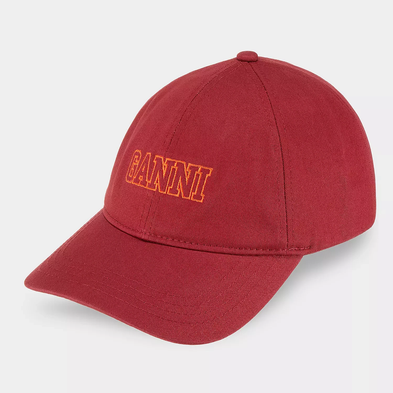 Ganni Software Logo Baseball Cap, €85, Brown Thomas