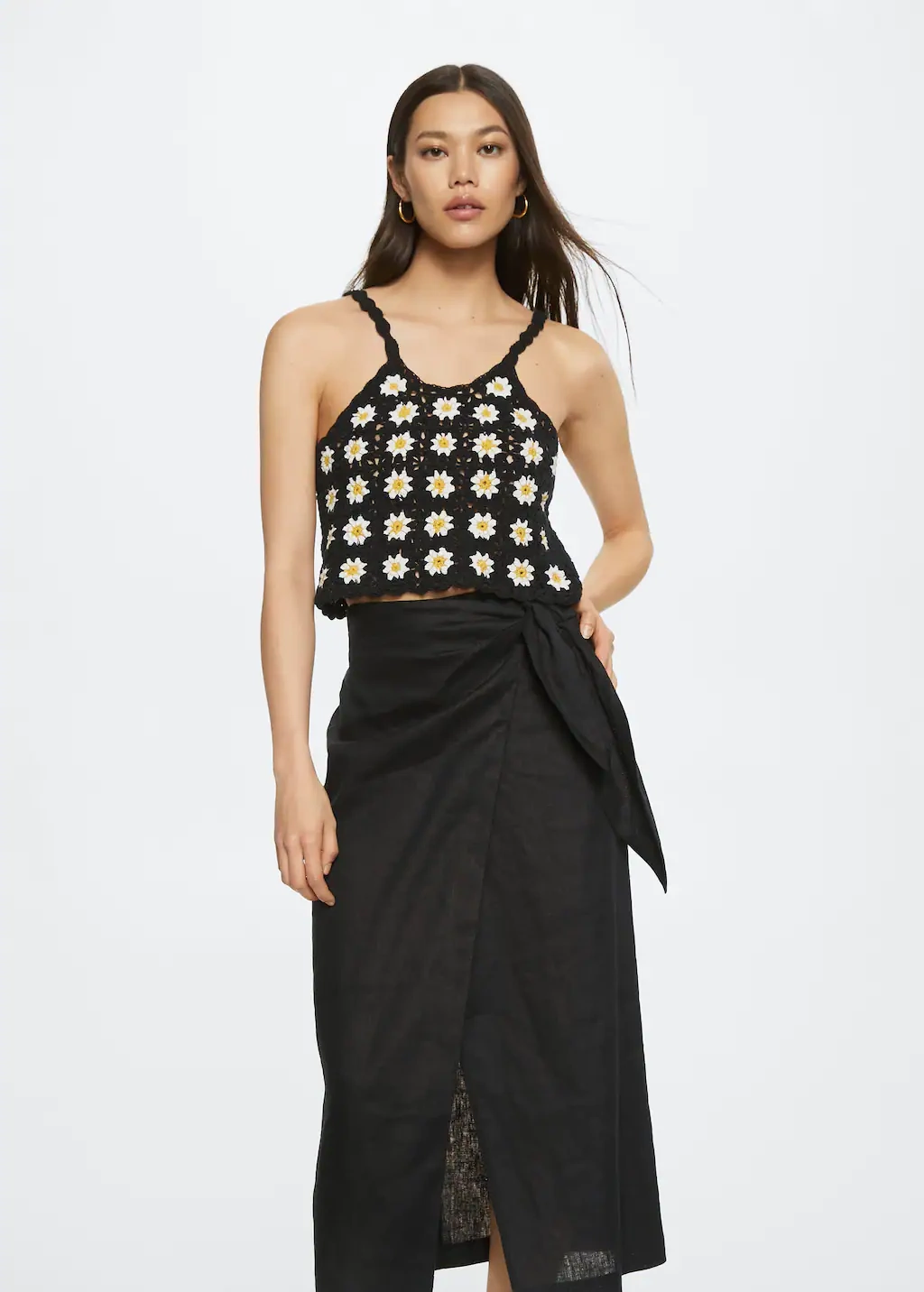 Top Crochet Daisies, €39.99, Mango