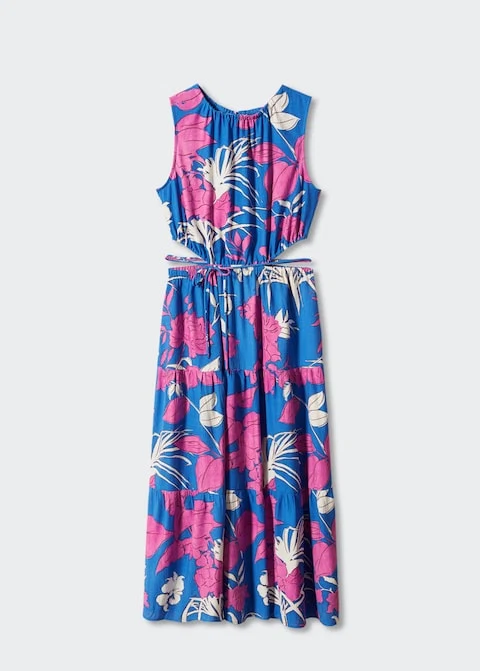 Mango Flared Dress with Openings, €49.99