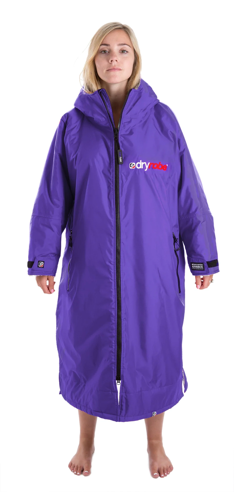 Advance Long Sleeve Dry Robe in Purple, €185, Dry Robe