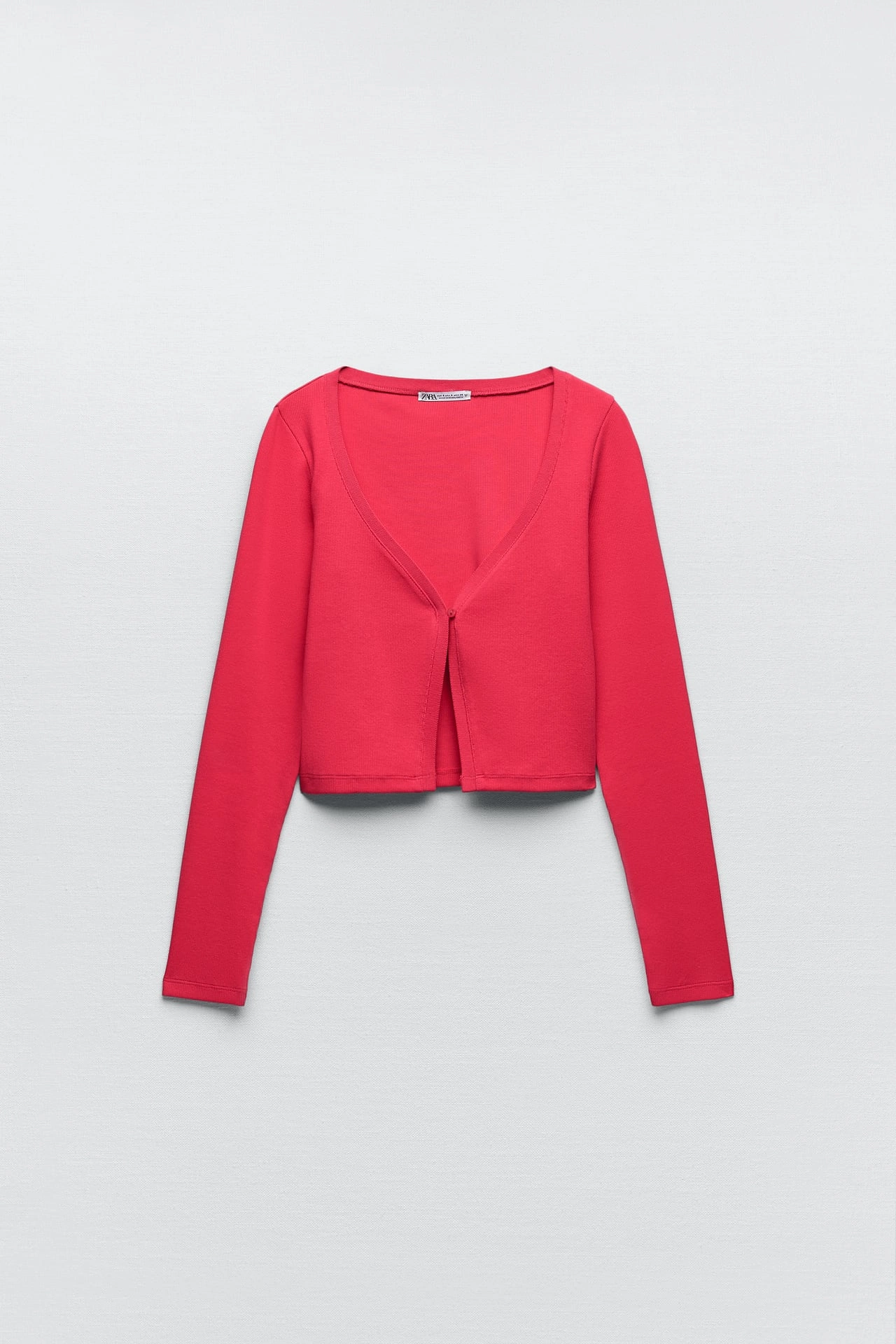 Ribbed Cardigan, €7.99, Zara