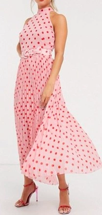 Pink and Red Polkadot Dress, rent from €20, byBorrow