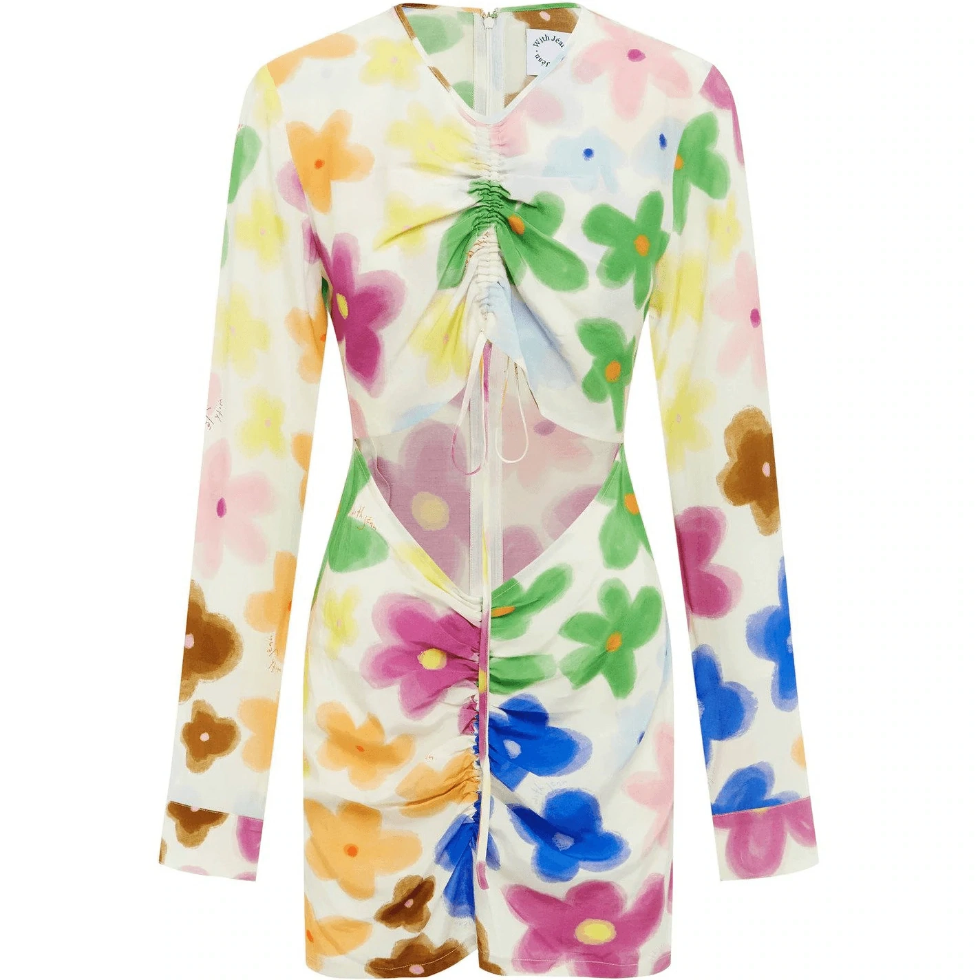 With Jean Hermana Dress, rent from €60, greens are good for you