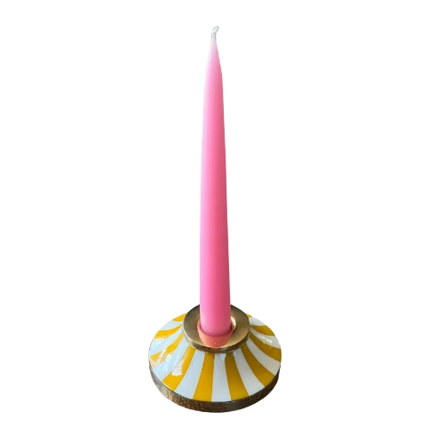 Tooka   Yellow Circus Candleholder, £22