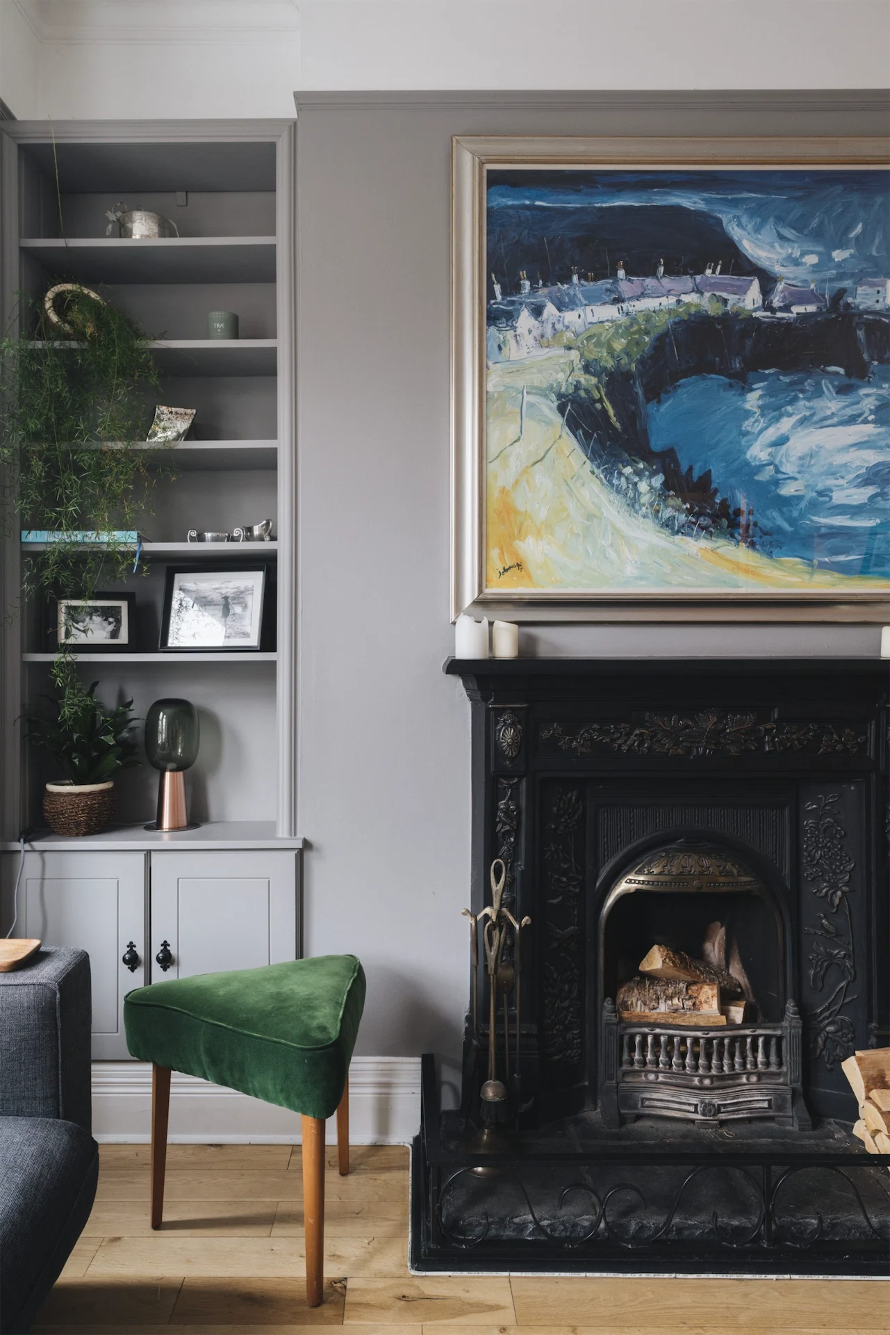 Belfast Victorian renovation living room
