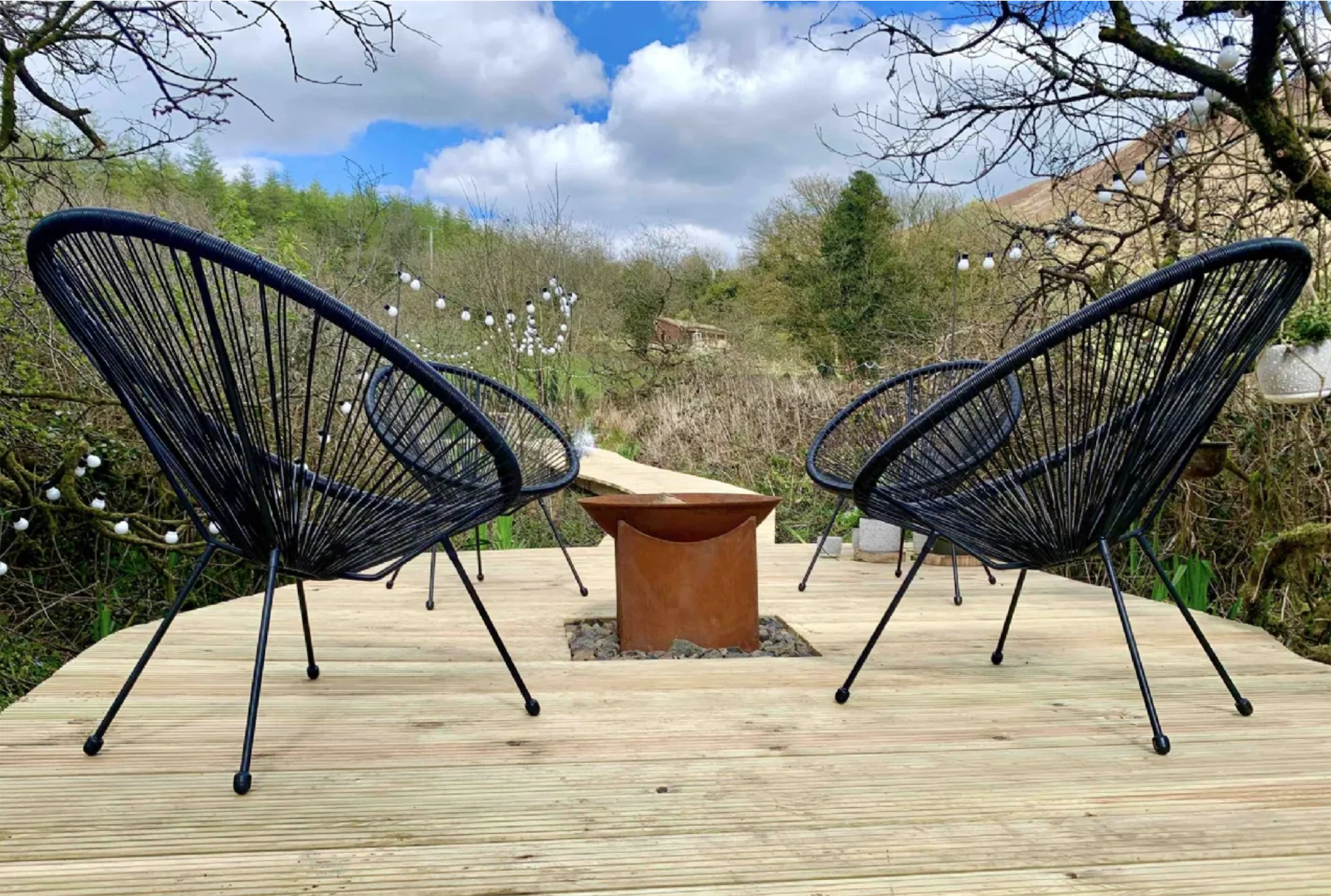 log cabin Tipperary deck