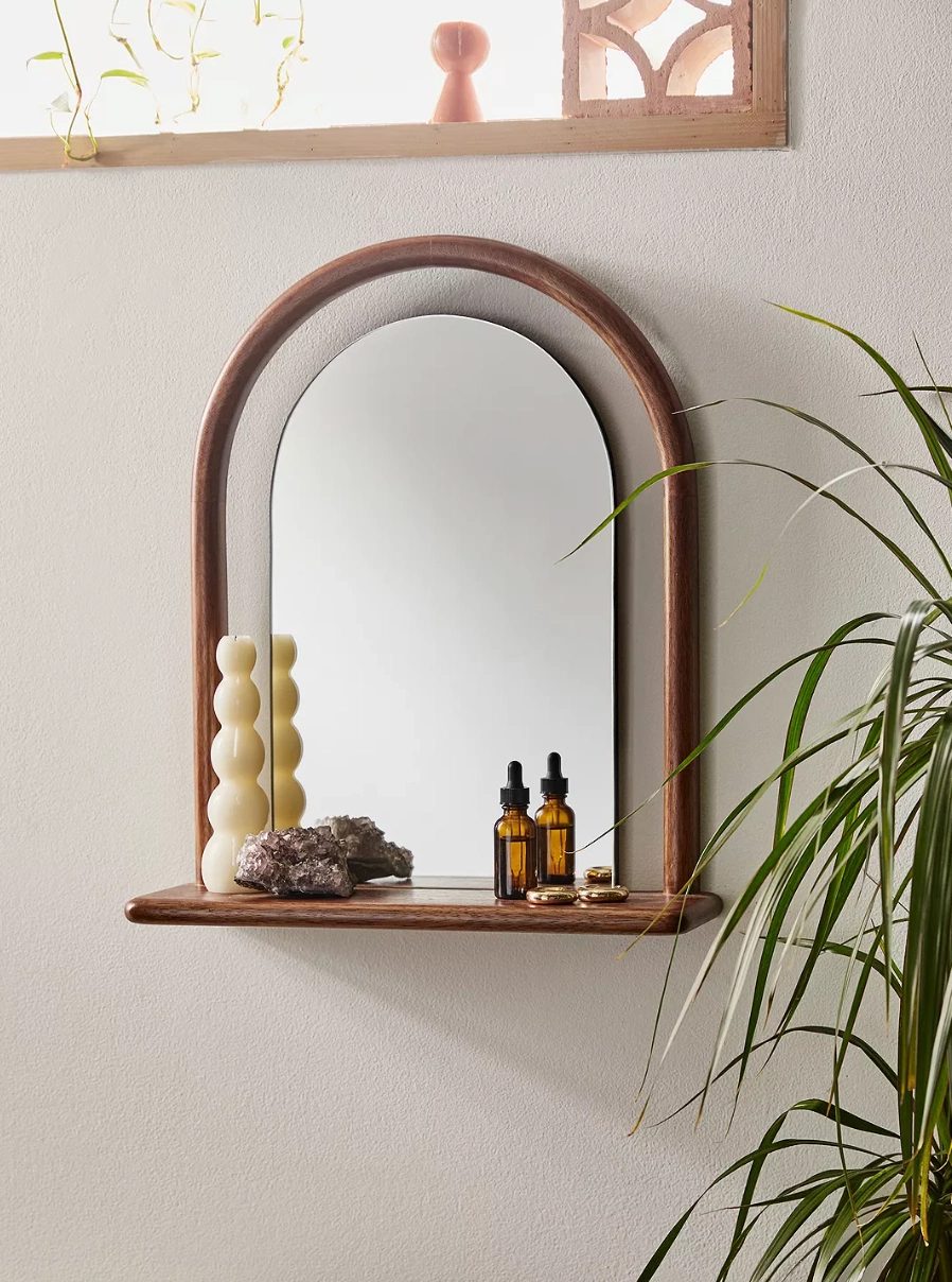 Leo Mirror Shelf, €165, Urban Outfitters