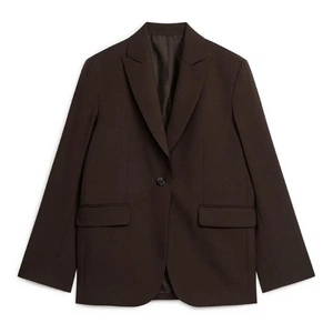 Wool Oversized Wool Hopsack Blazer, €179, Arket