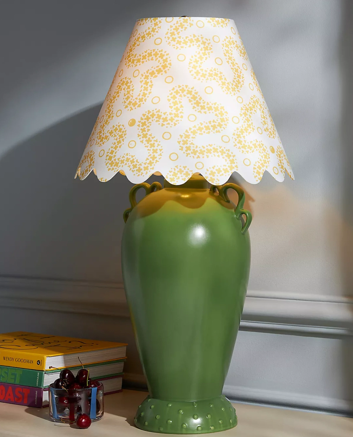 Scalloped Olive Table Lamp, €530