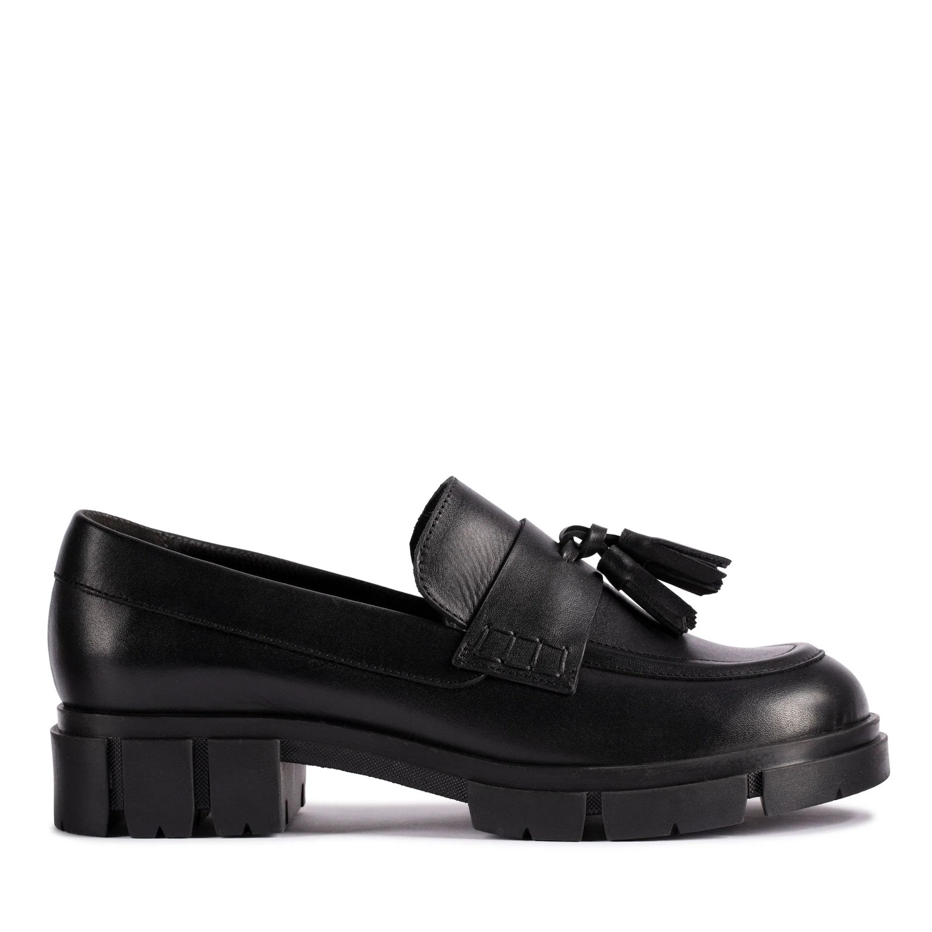 Teala Loafer Black Leather, €89.95, Clarks