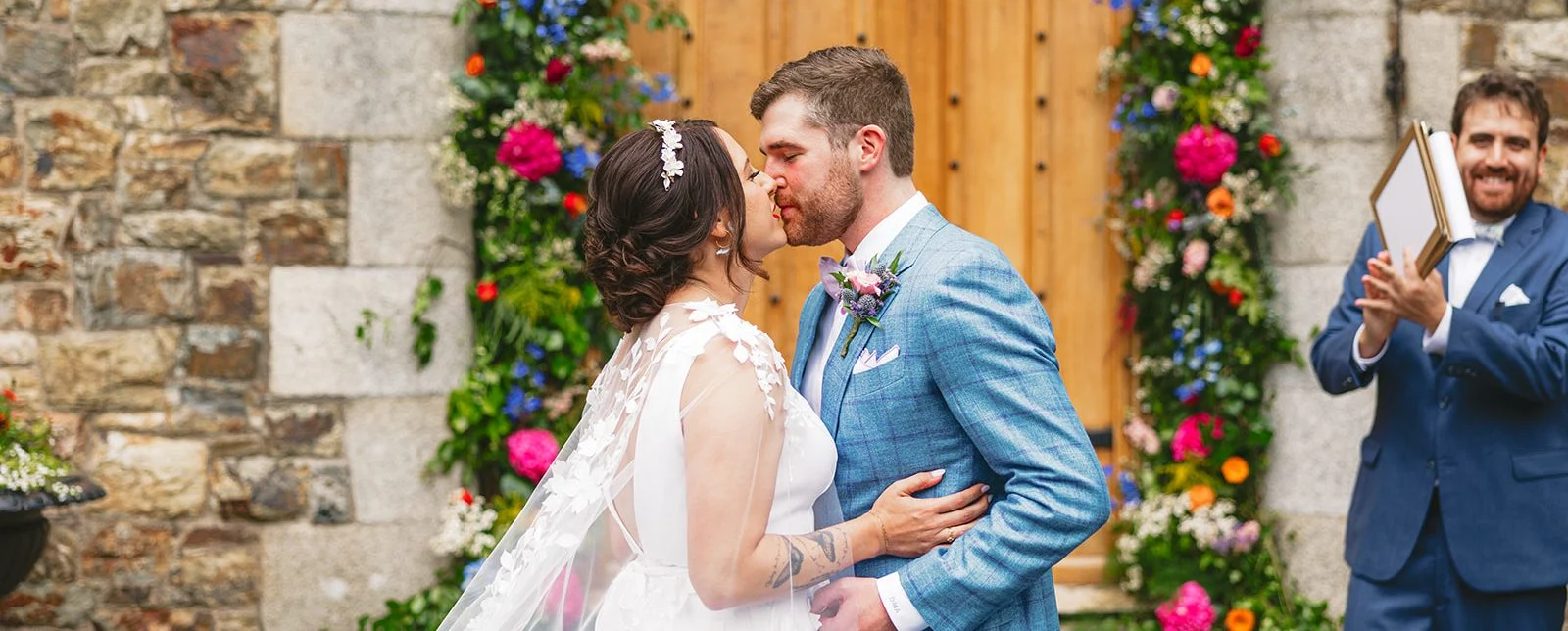 Real Weddings: Cat and Alexander’s colourful wedding at Waterford Castle