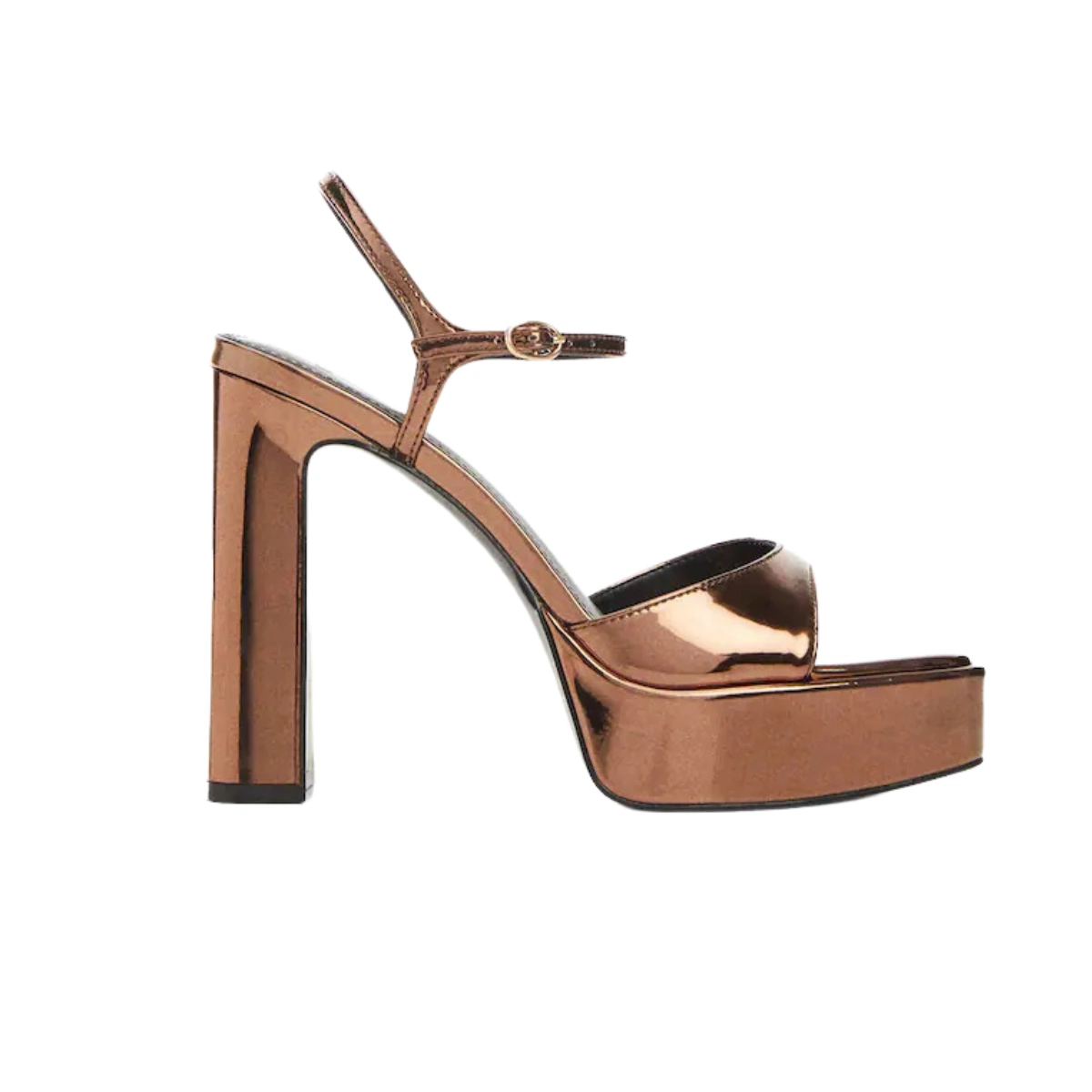 Metallic Platform Sandal, €59.99