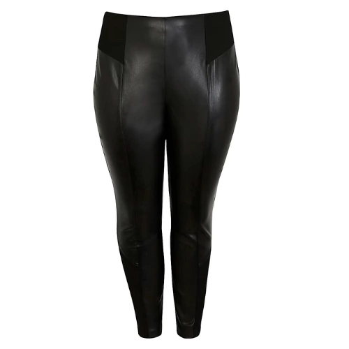 Black Faux Leather Leggings, €35