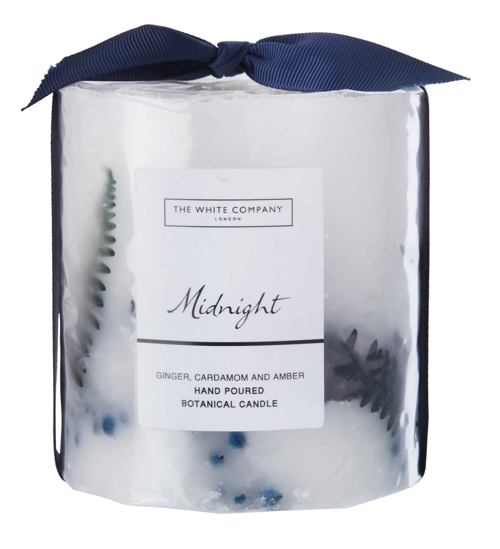 Midnight Medium Botanical Candle, €42