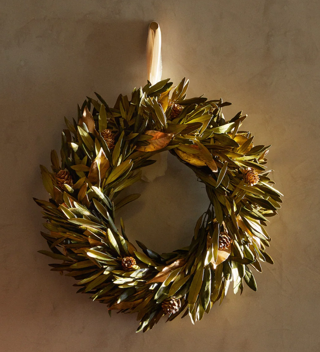 Olive leaf wreath, €39.99