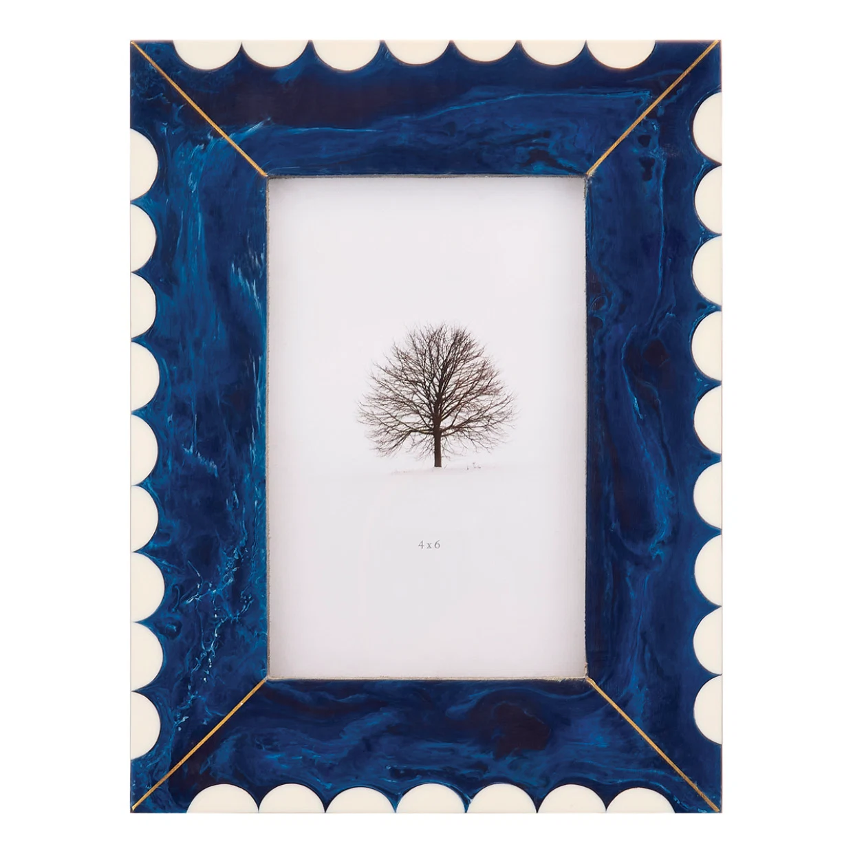 Indigo & white picture frame, €8.99