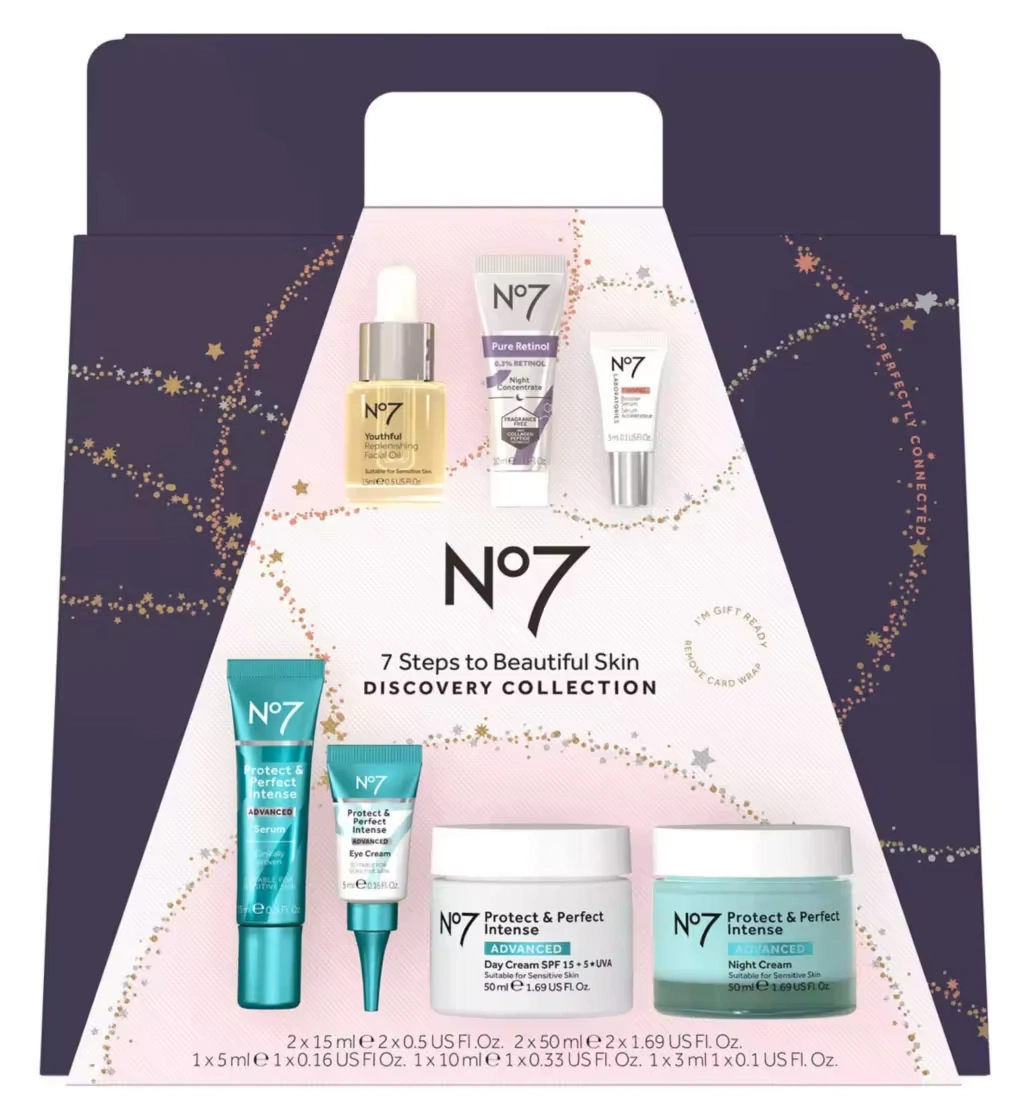 No7 7 Steps to Beautiful Skin Gift Set, €65