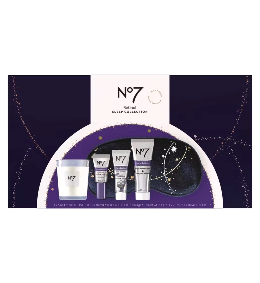 No7 Retinol Sleep Collection 5 Piece Gift Set, €45