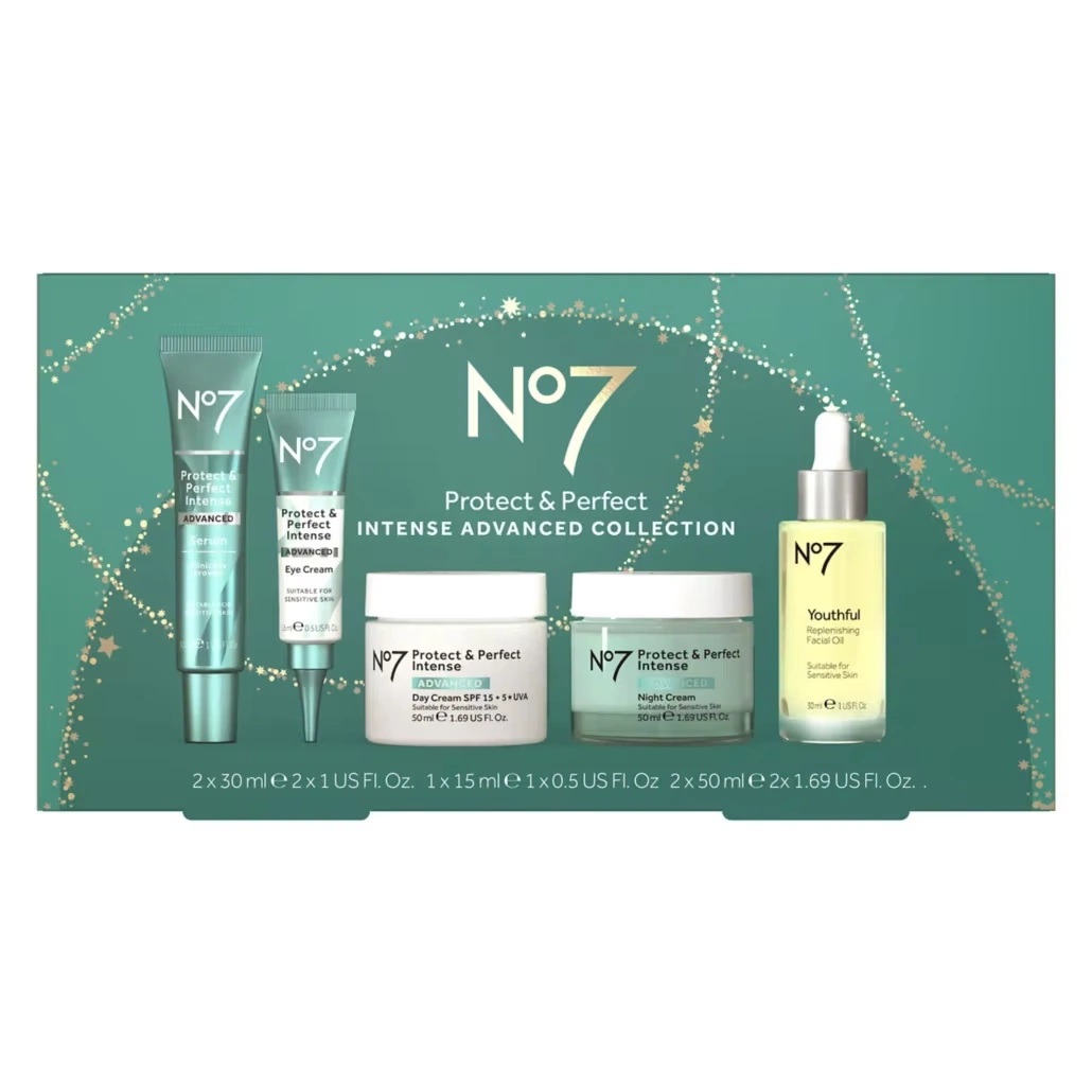  offer No7 Protect & Perfect Intense Advanced Skincare Collection 5-Piece Gift Set, €68