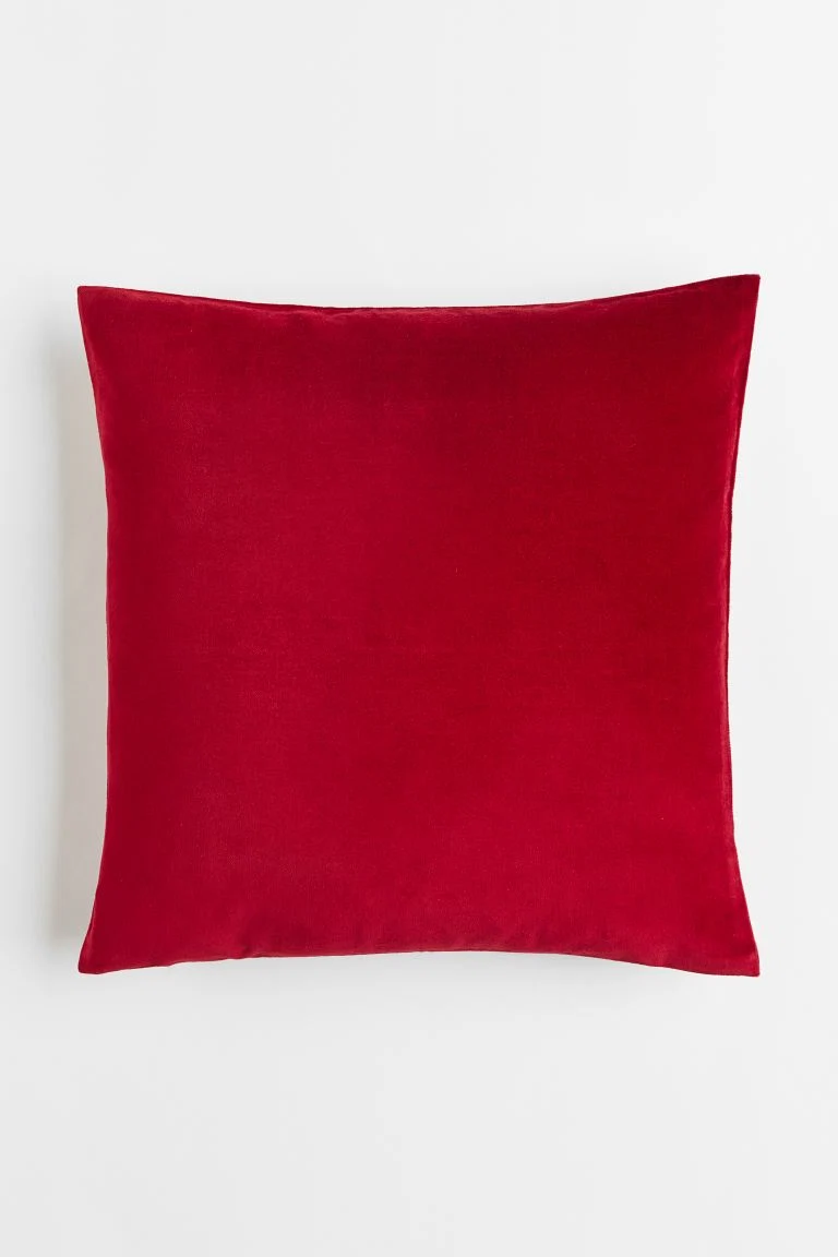 Velvet cushion cover, €7.99