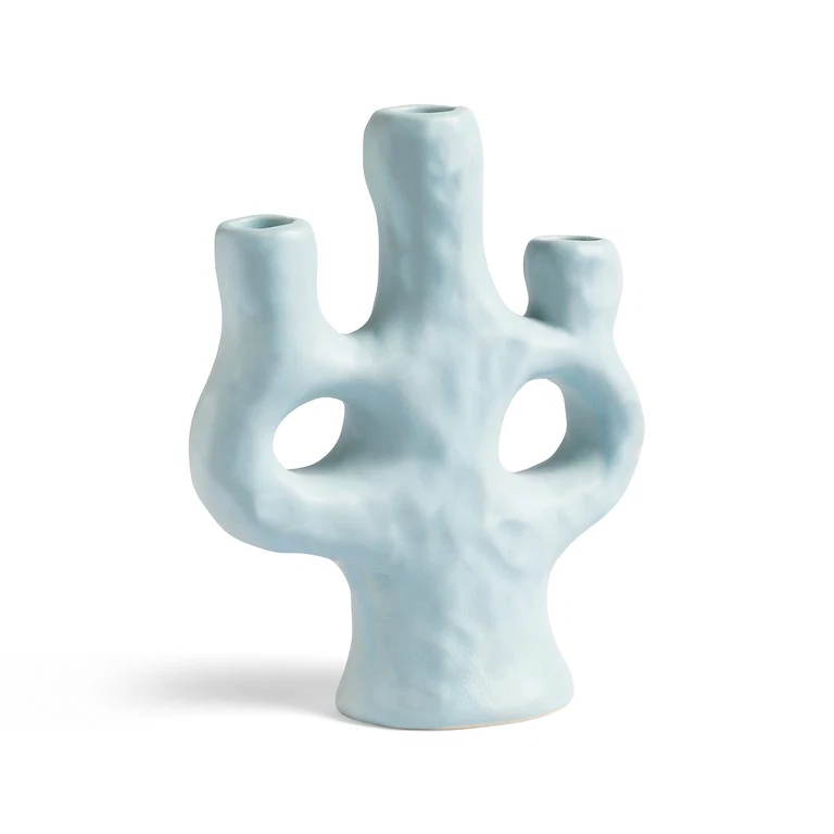 Light blue candelabra,€39.95, House of Indi