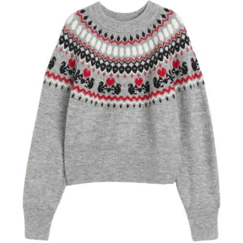 Jacquard-Knit Jumper, €24.99