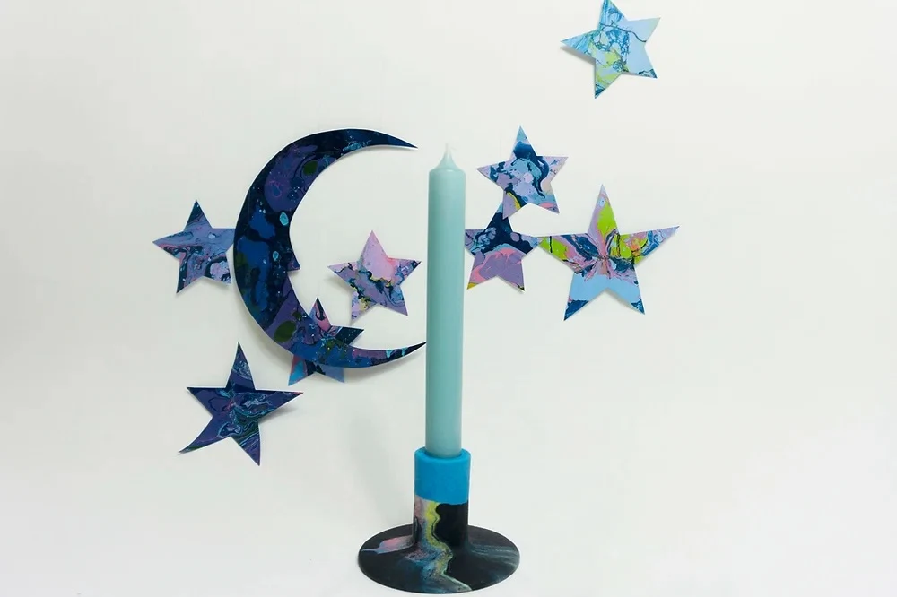 Midnight Sky Candlestick, €18, De Gordun