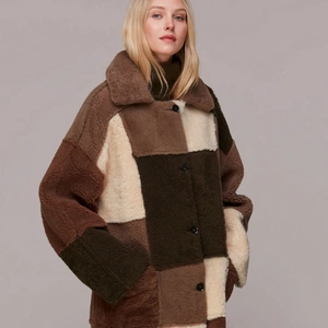 Reversible Patchwork Coat, €1499, Whistles