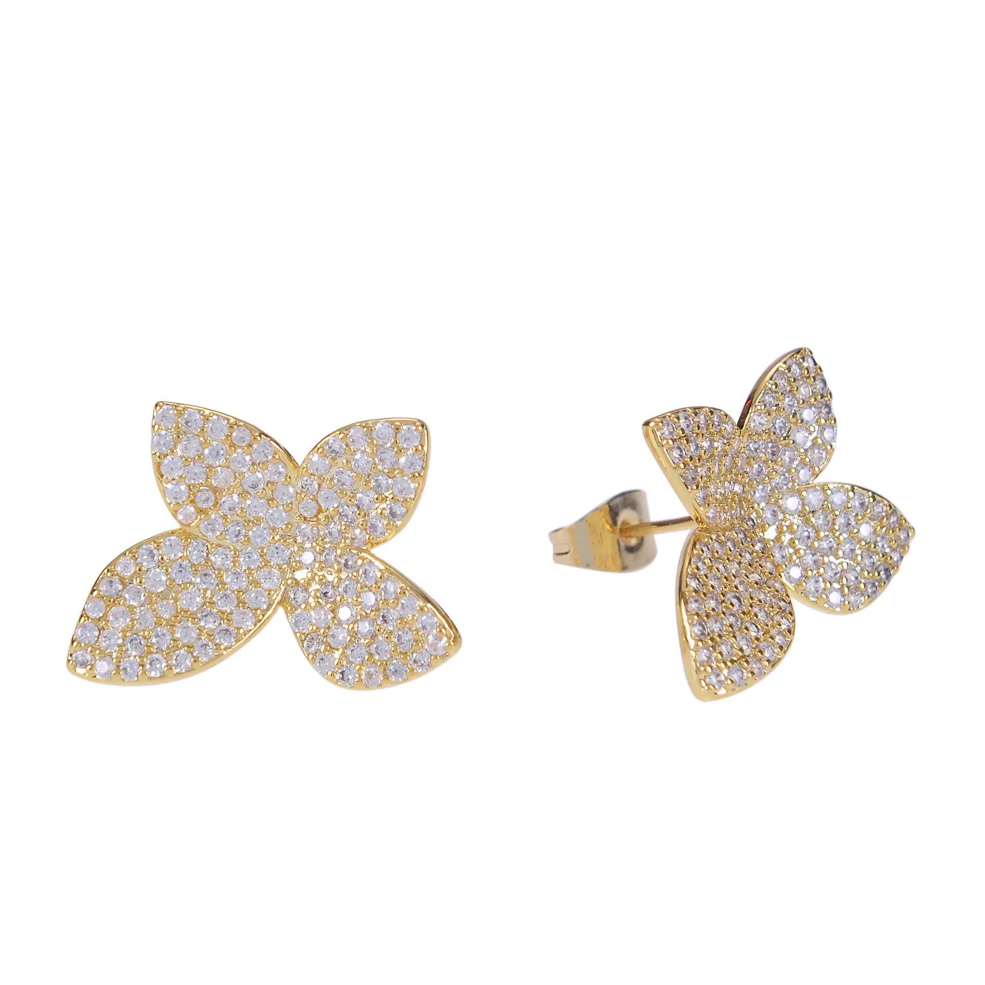 Bridal Lily Crystal Studs, €21