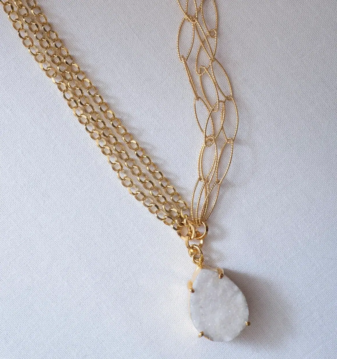 Druzy Quartz Necklace, €135