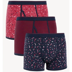 M&S Collection 3pk Cotton Rich Cool & Fresh Trunks, €26, M&S