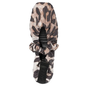 Ganni Scrunchie Jacquard Ballerina Flats, €251, Farfetch