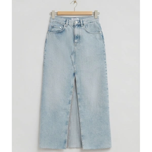 Long Frayed Edge Denim Skirt, €89, &Other Stories