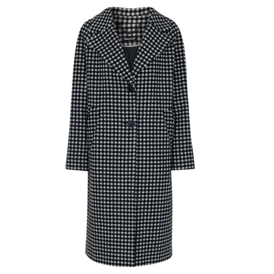 Whistles Gingham Wool Cocoon Coat, €199