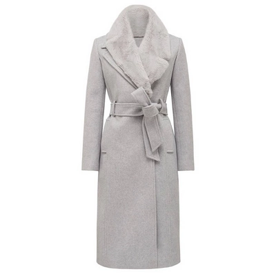 Forever New Charlie Faux Fur Collar Coat, €137