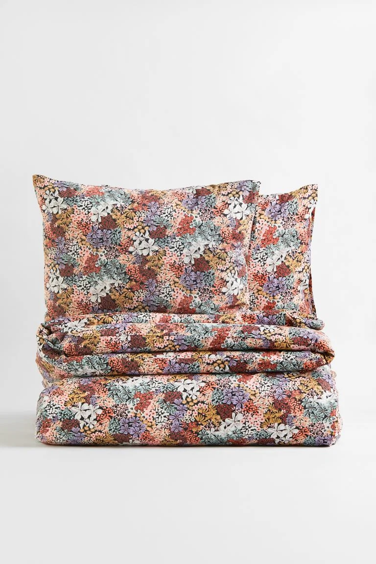 Floral double duvet cover set, €69.99, H&M