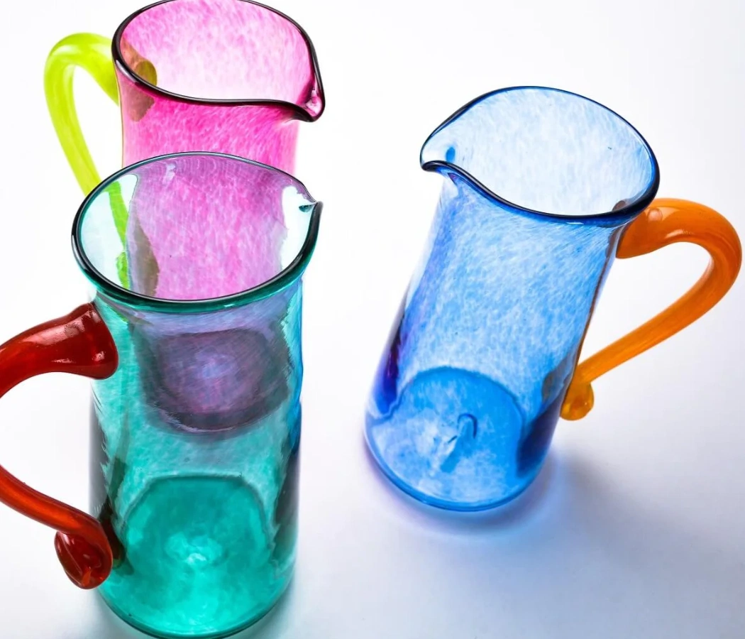 Here are three Irish glassblowers specialising in vibrant coloured glassware that will make any drinks cupboard pop