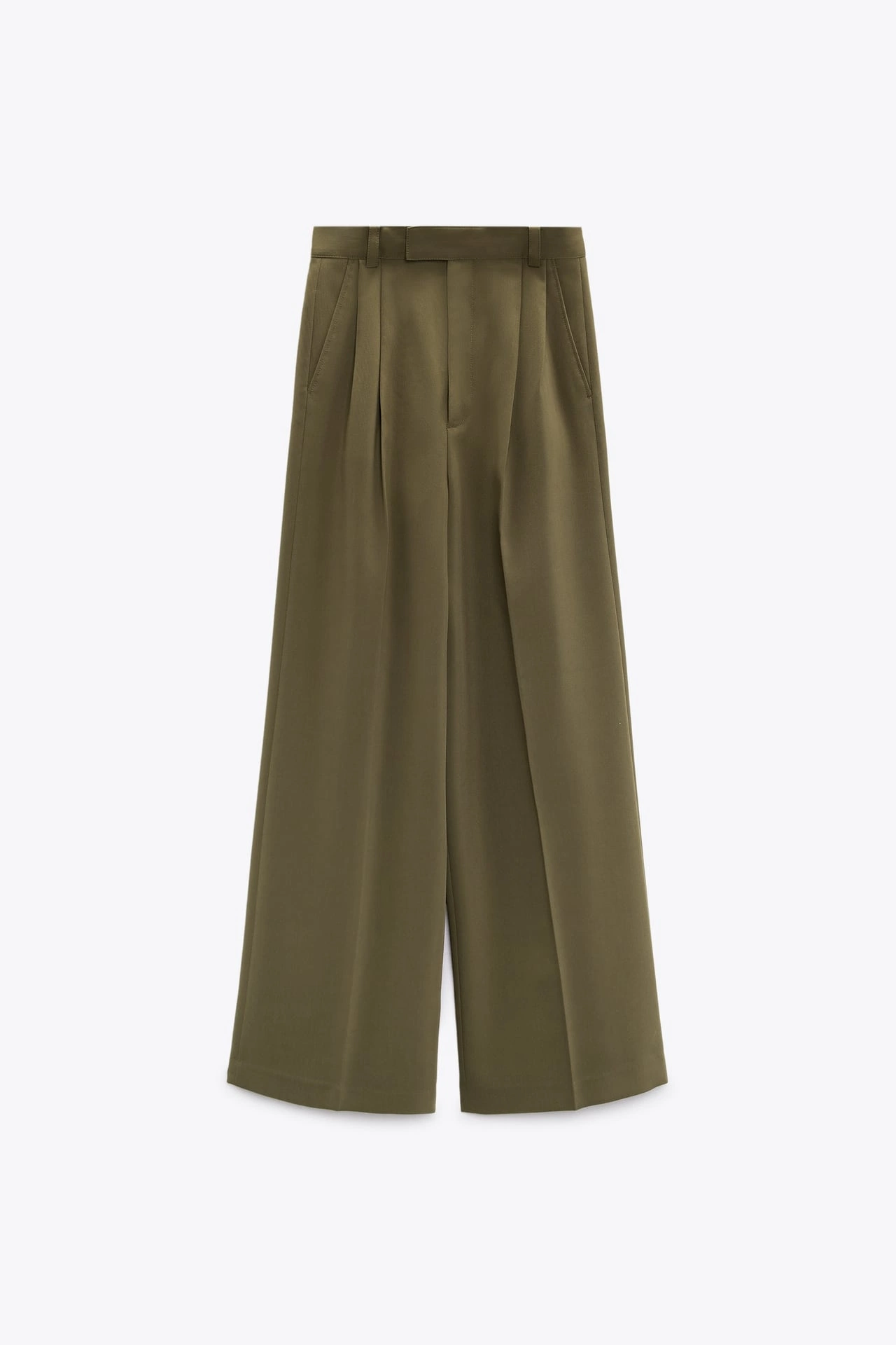 Straight Fit Pleated Trousers, €49.95