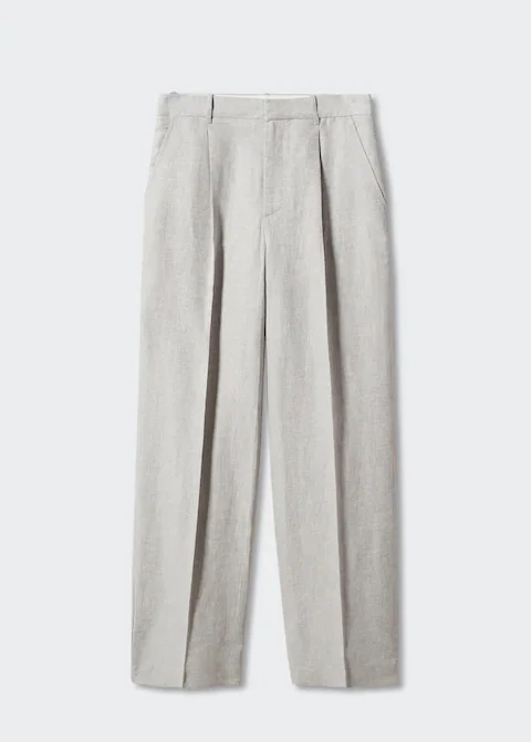Linen Suit Trousers, €49.99