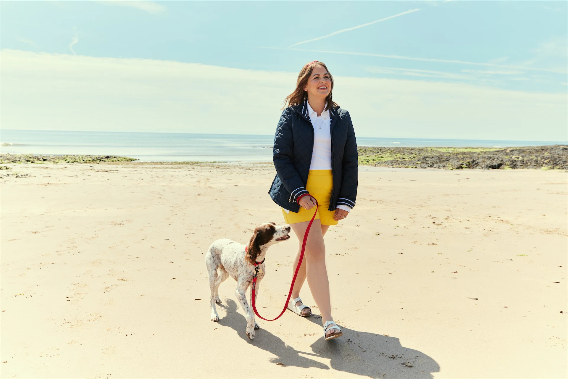 Carmine Quilted Jacket in Navy, €83.95