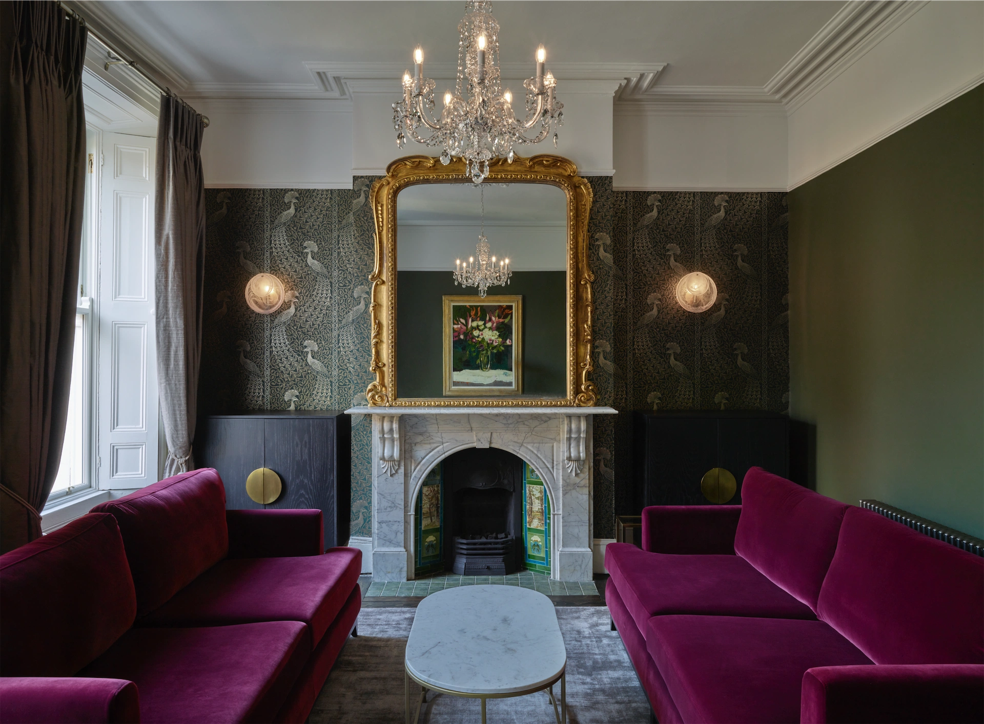 Before and after: this Victorian Rathgar home has been transformed into a sumptuous, jewel-toned dream