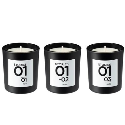 Stories Parfums Nº.01 Candle Trio, €109.95