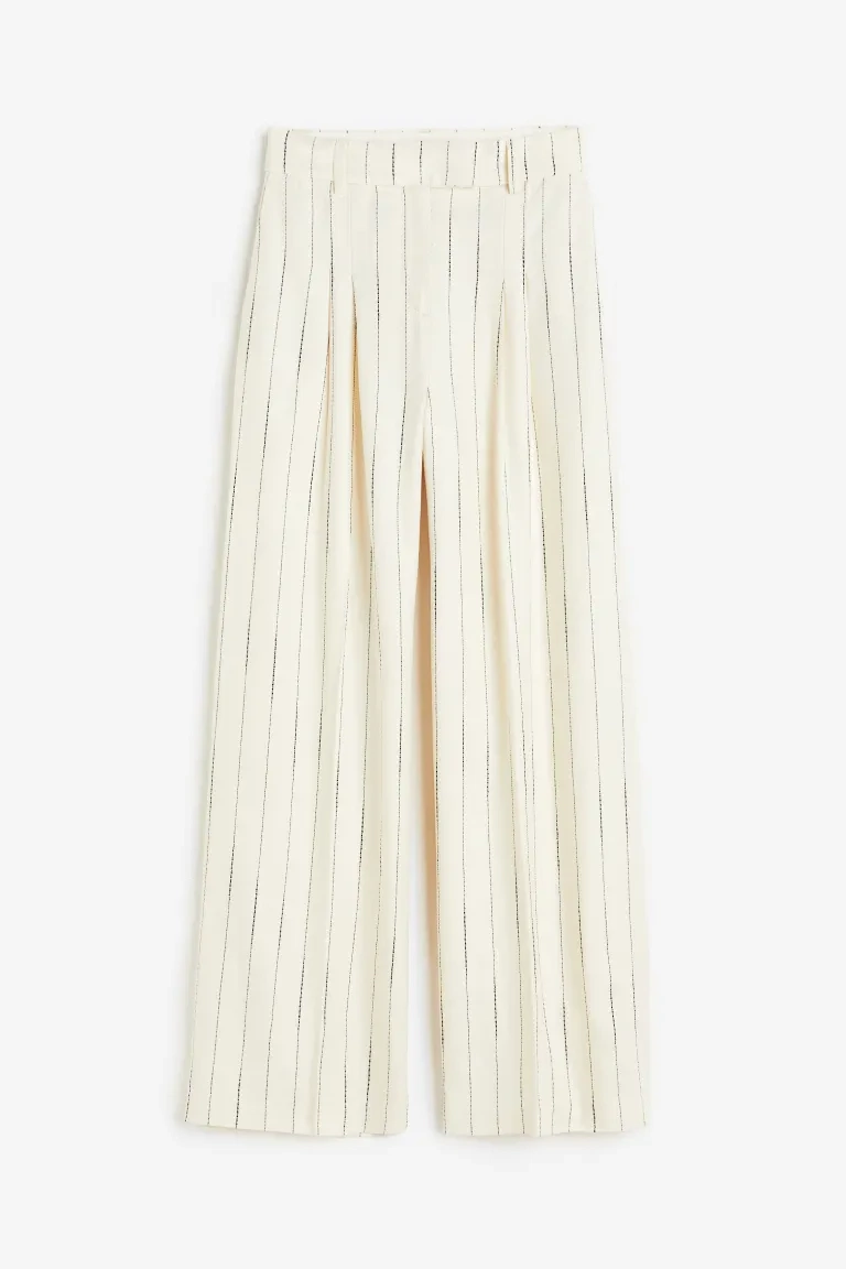 Linen-Tlend Trousers, €39.99