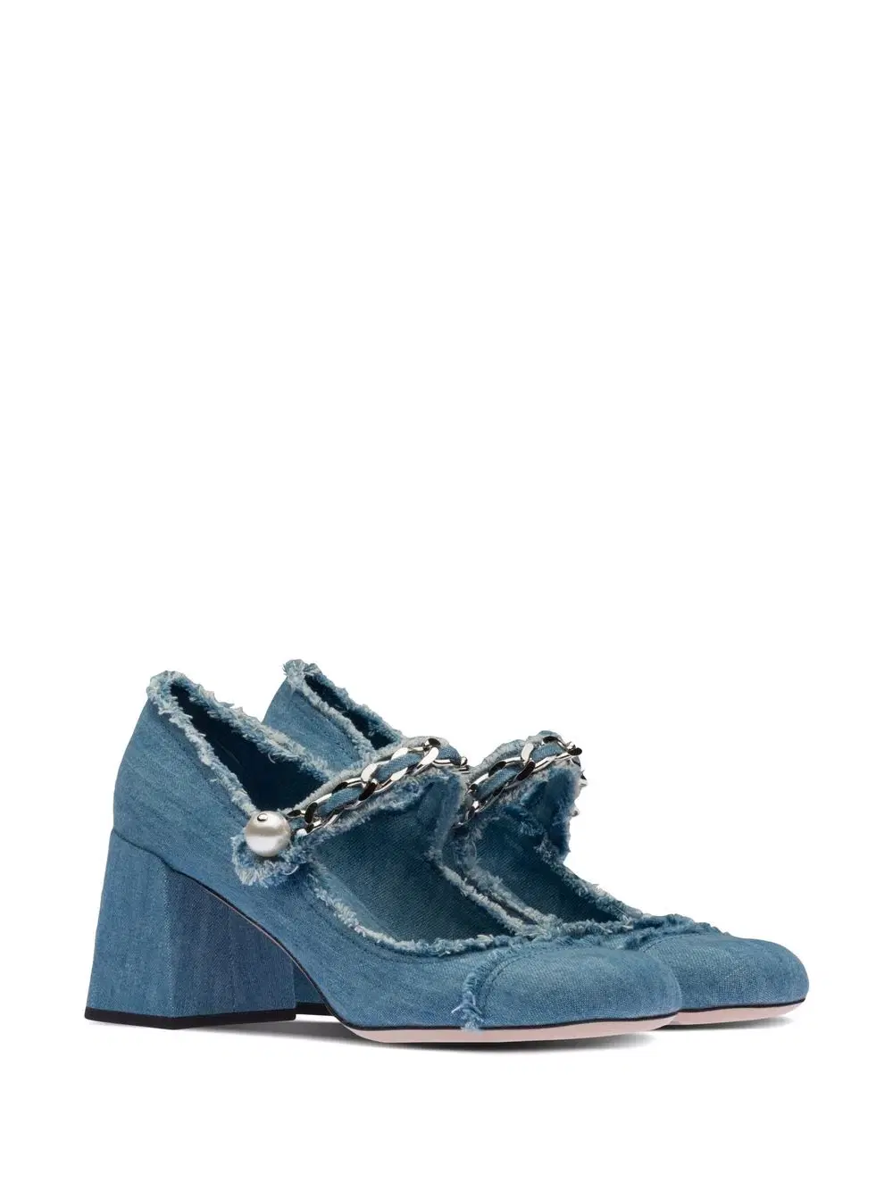Miu Miu Denim Pumps, €780, Farfetch