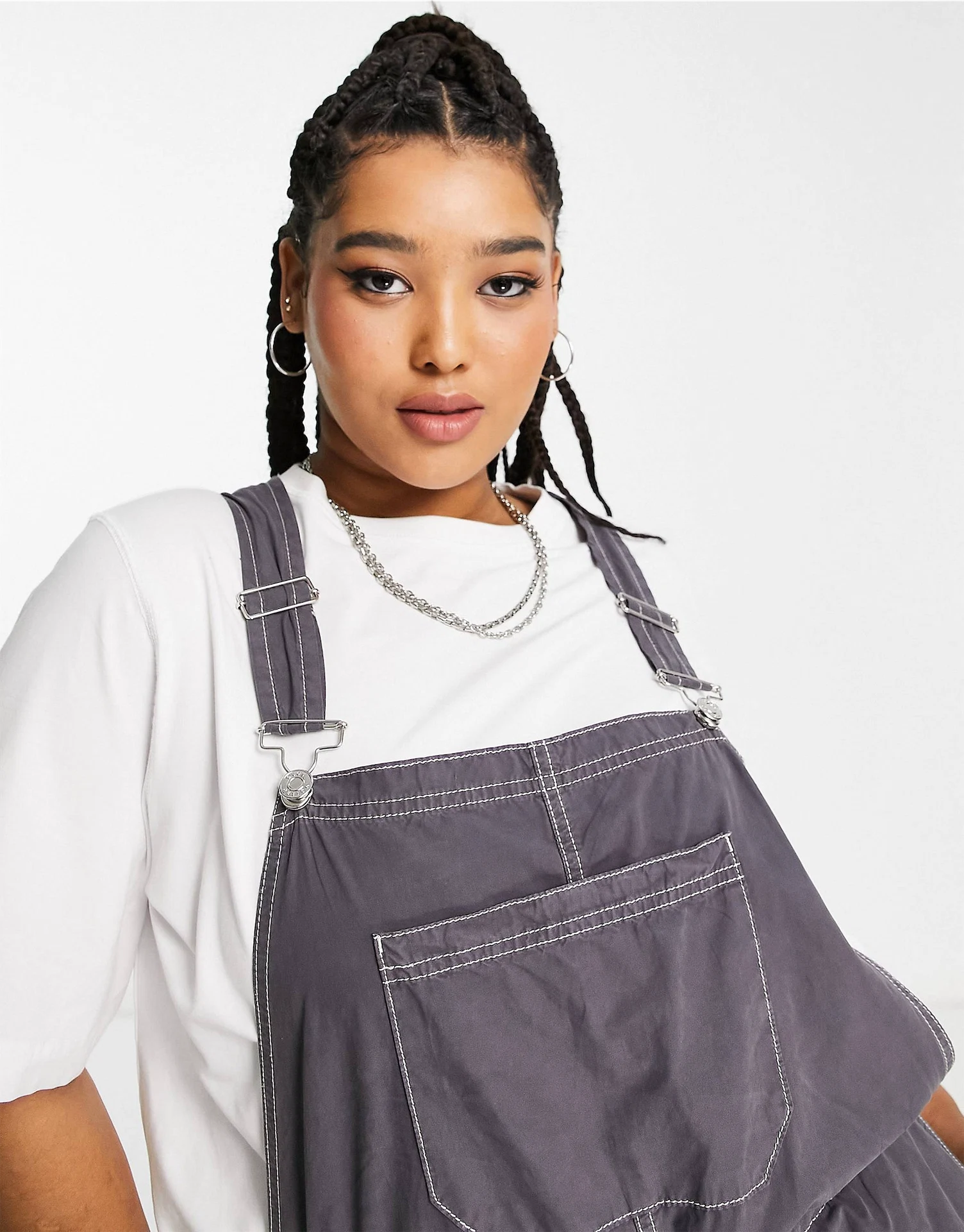 Parachute Trouser Dungaree in Charcoal, €26, ASOS
